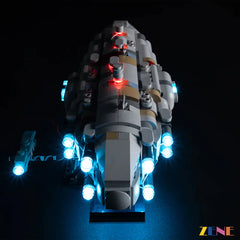 Home One engines bridge and Star Wars fleet glow - ZENE Bricks Light Kit for LEGO® Home One Starcruiser #75405
