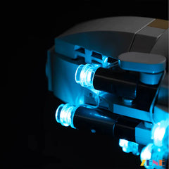 Home One engines bridge and Star Wars fleet glow - ZENE Bricks Light Kit for LEGO® Home One Starcruiser #75405