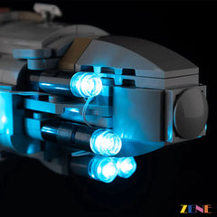 Home One engines bridge and Star Wars fleet glow - ZENE Bricks Light Kit for LEGO® Home One Starcruiser #75405