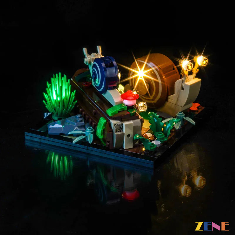 zene bricks Light Kit for LEGO Friendly Snails #40788