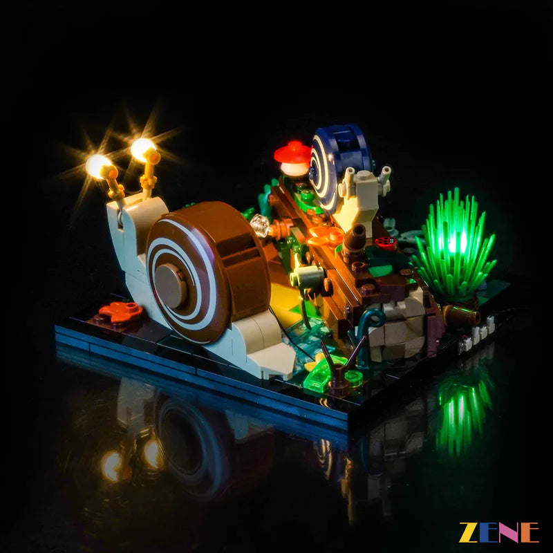 zene bricks Light Kit for LEGO Friendly Snails #40788