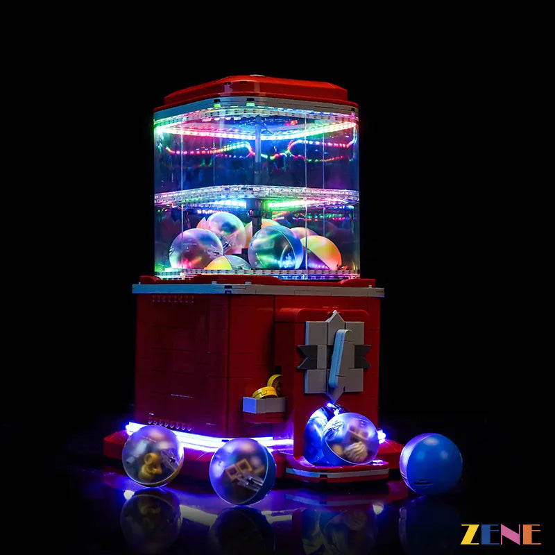 zene bricks Light Kit for Minifigure Vending Machine #21358 (Multi Color)
