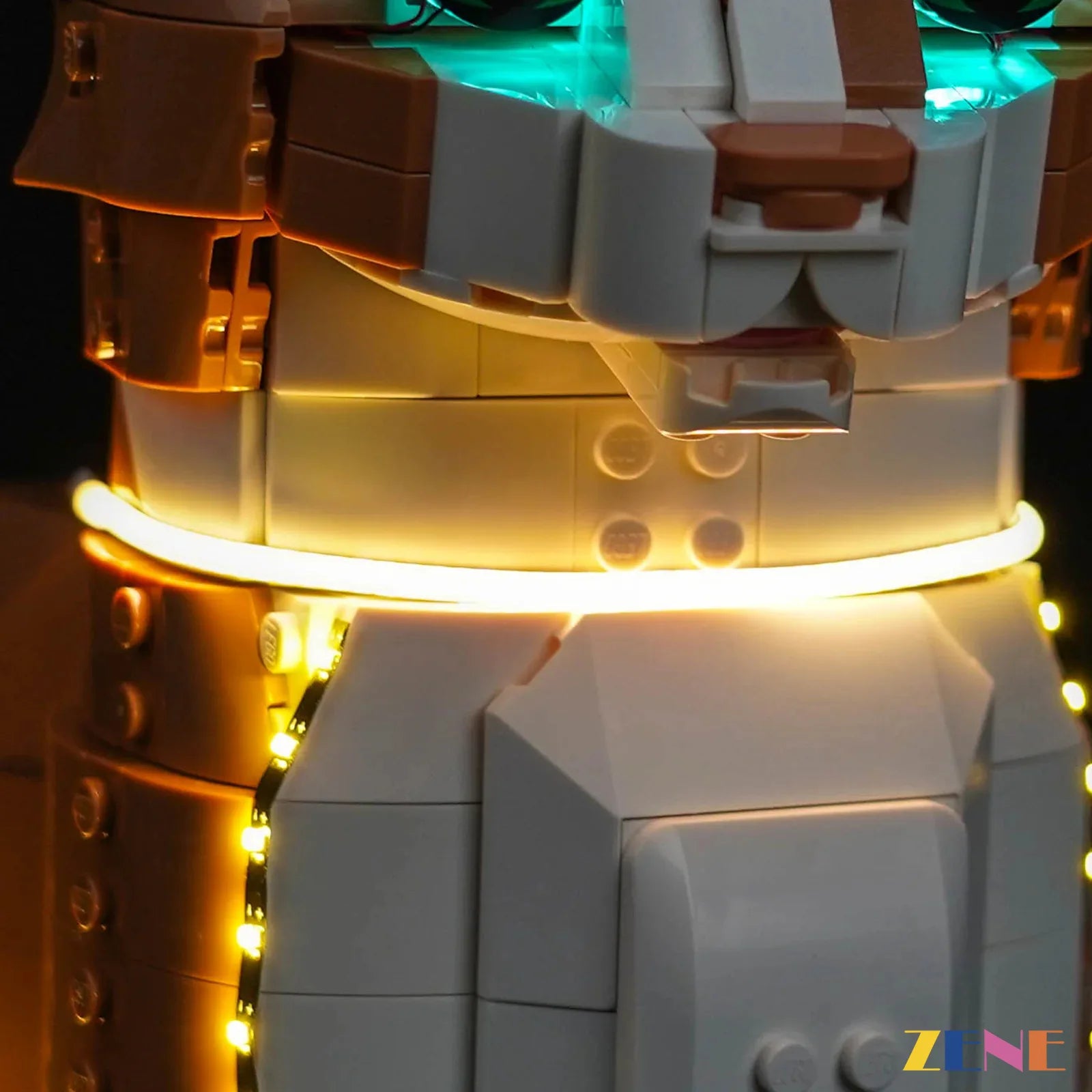 beloved ginger cat illumination kit - ZENE Bricks Light Kit for LEGO® Ideas Orange Cat #21376