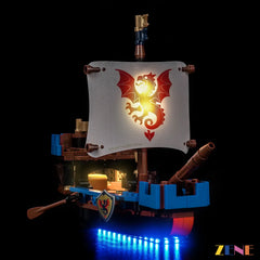 ZENE Bricks Light Kit for LEGO Sea Serpent #40912
