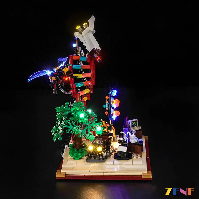 zene bricks Light Kit for LEGO The Evolution of STEM #21355