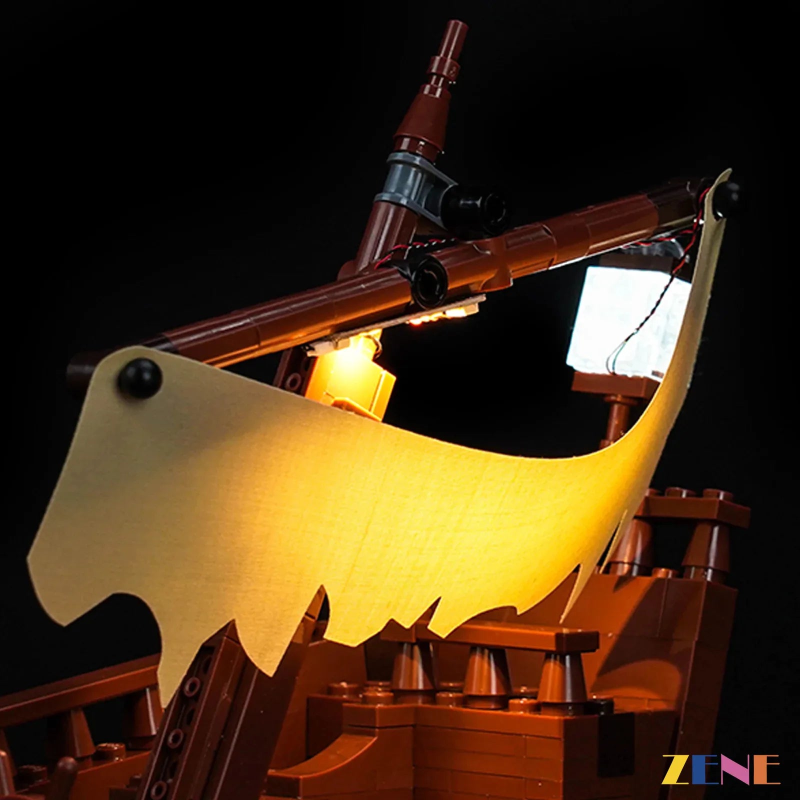 pirate cave dramatic shadow LEDs - ZENE Bricks Light Kit for LEGO® The Goonies #21363