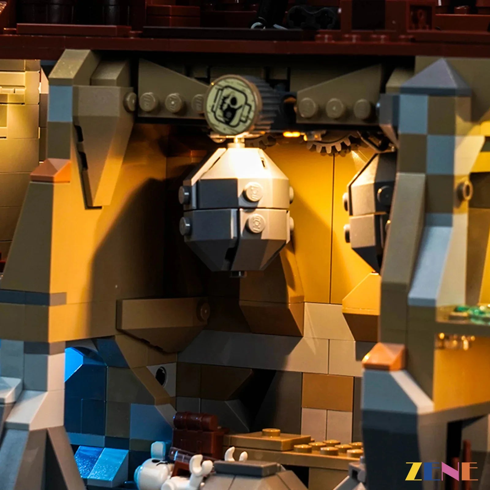 warm ship deck light detail - ZENE Bricks Light Kit for LEGO® The Goonies #21363