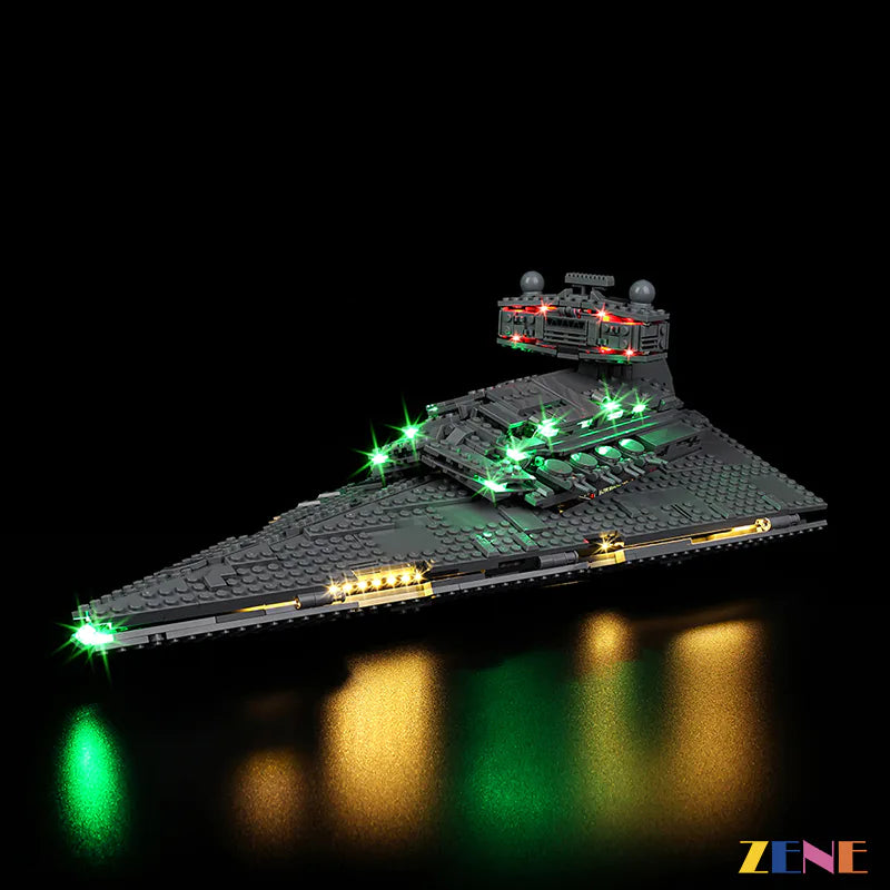 zene bricks Light Kit for LEGO Imperial Star Destroyer #75394 (Ver.2)