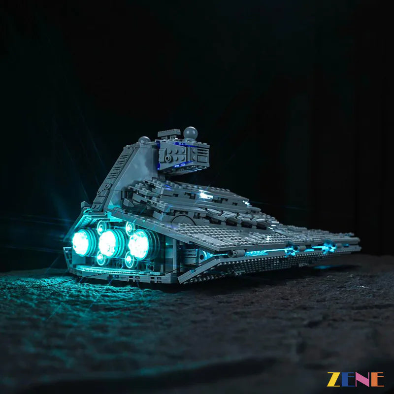 zene bricks Light Kit for LEGO Imperial Star Destroyer #75394