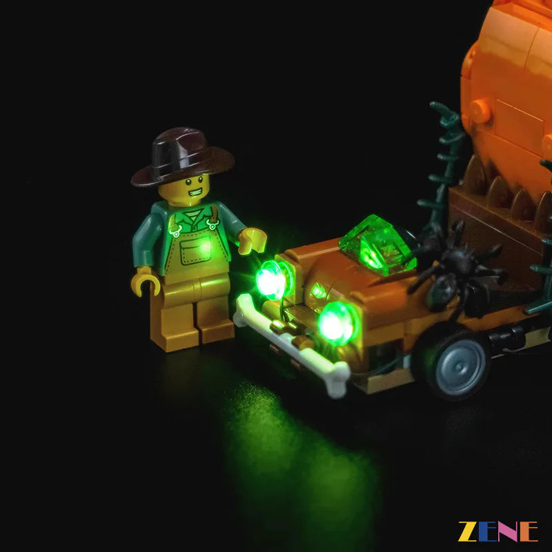 zene bricks LEGO Jack-O'-Lantern Pickup Truck Light Kit for #40822