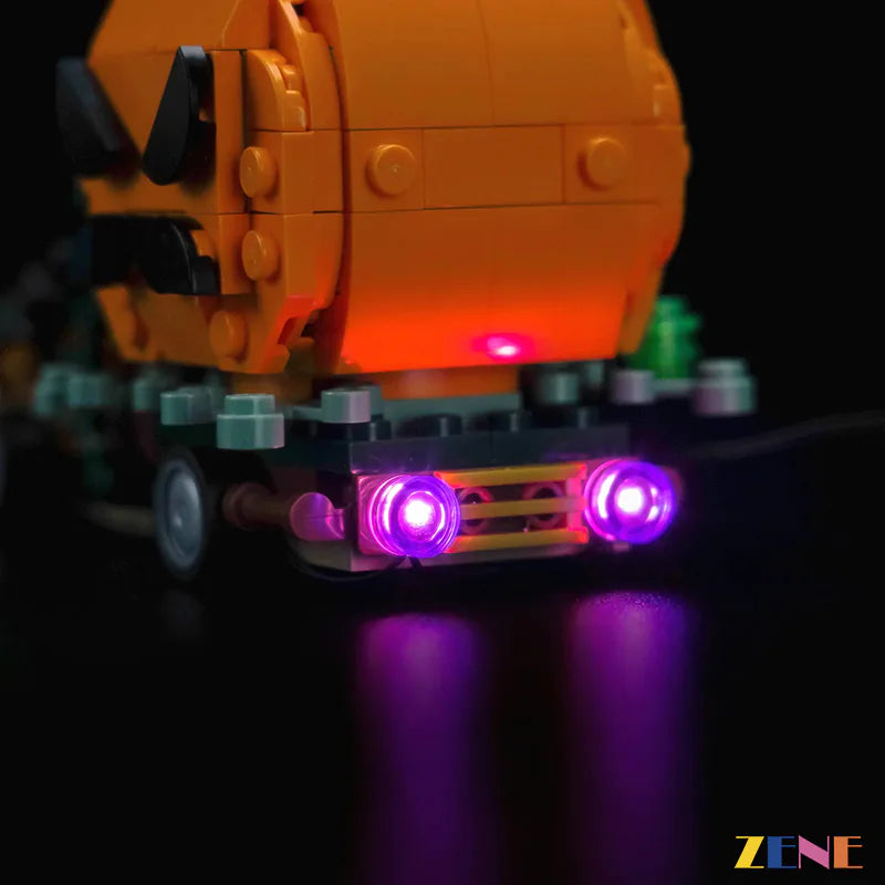zene bricks LEGO Jack-O'-Lantern Pickup Truck Light Kit for #40822