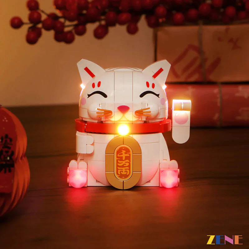 zene bricks Light Kit for LEGO Lucky Cat #40813