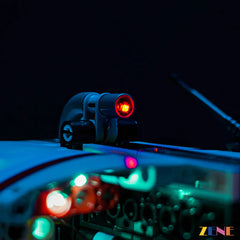 lunar rover cyan underglow and headlights - ZENE Bricks Light Kit for LEGO® Moon Rover Space Vehicle Lunar Outpost #42211