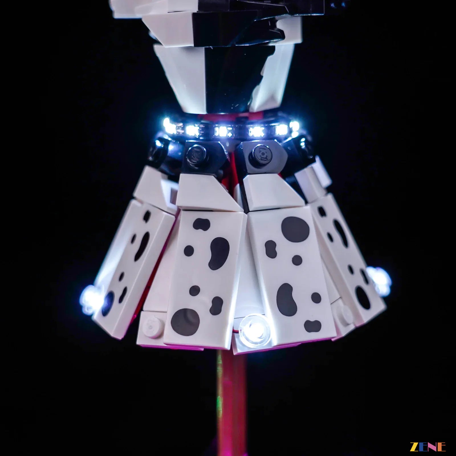 zene bricks LEGO Maleficent's and Cruella De Vil's Dresses Light Kit for #43262