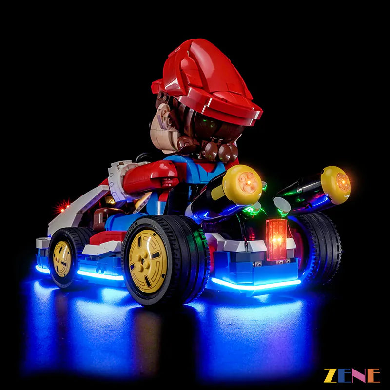 zene bricks Light Kit for LEGO Mario & Standard Kart #72037