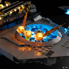 SHIELD Helicarrier engine deck lighting - ZENE Bricks Light Kit for LEGO® Marvel SHIELD Helicarrier #76354