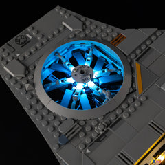 SHIELD Helicarrier engine deck lighting - ZENE Bricks Light Kit for LEGO® Marvel SHIELD Helicarrier #76354