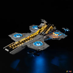 SHIELD Helicarrier engine deck lighting - ZENE Bricks Light Kit for LEGO® Marvel SHIELD Helicarrier #76354