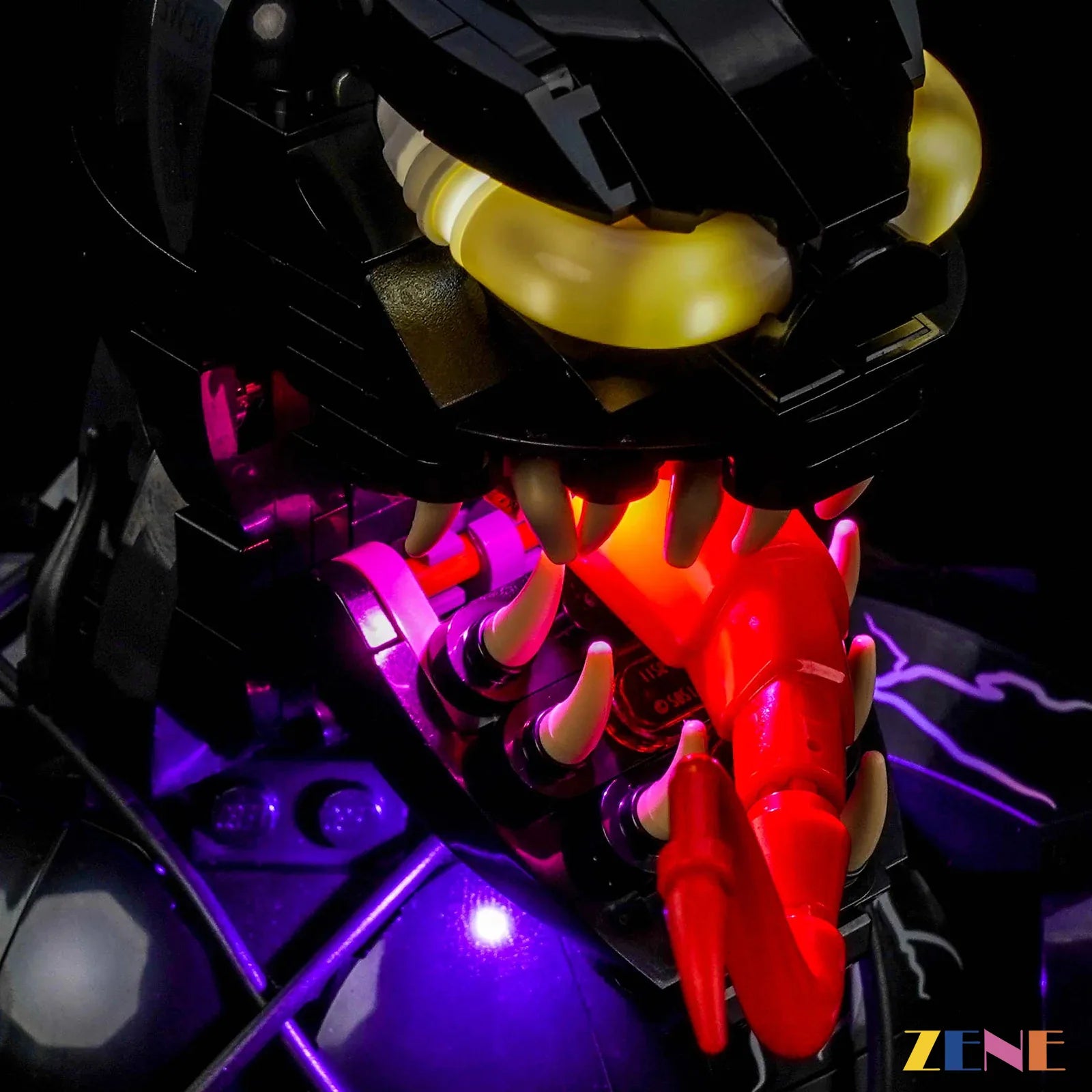 Venom bust sinister symbiote eye glow - ZENE Bricks Light Kit for LEGO® Venom Bust #76356