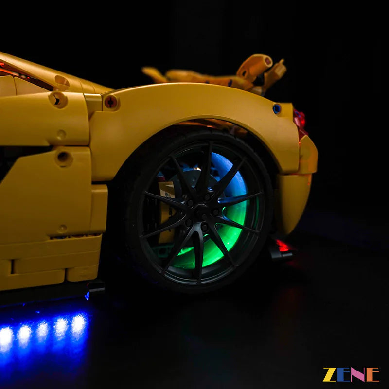 zene bricks Light Kit for LEGO McLaren P1 #42172 Ver.2