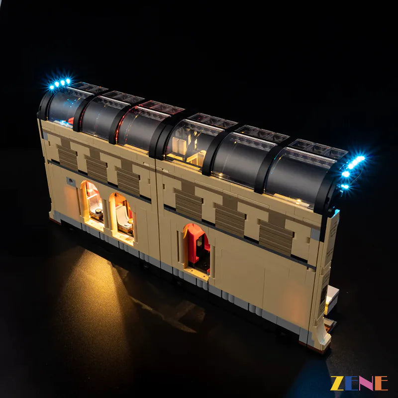golden train platform display lights - ZENE Bricks Light Kit for LEGO® Hogwarts Express Book Nook #76450