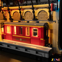 Hogwarts Express complete display lighting - ZENE Bricks Light Kit for LEGO® Hogwarts Express Book Nook #76450