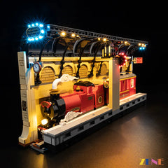 Hogwarts Express book nook warm glow - ZENE Bricks Light Kit for LEGO® Hogwarts Express Book Nook #76450