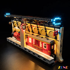 blue spotlight book nook lighting - ZENE Bricks Light Kit for LEGO® Hogwarts Express Book Nook #76450