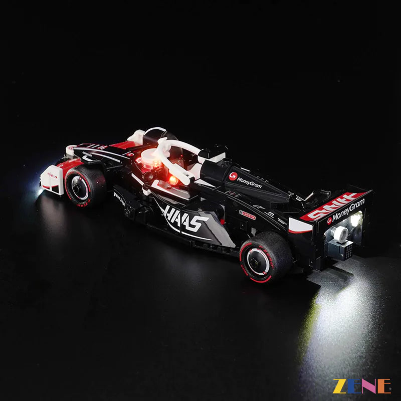 zene bricks Light Kit for LEGO MoneyGram Haas F1 VF-24 Race Car #77250