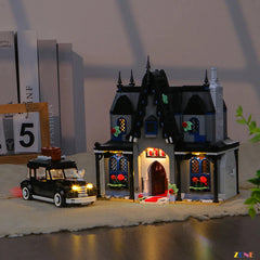 Wednesday cottage shadow enhancing LEDs - ZENE Bricks Light Kit for LEGO® Morticia's Cottage #76786