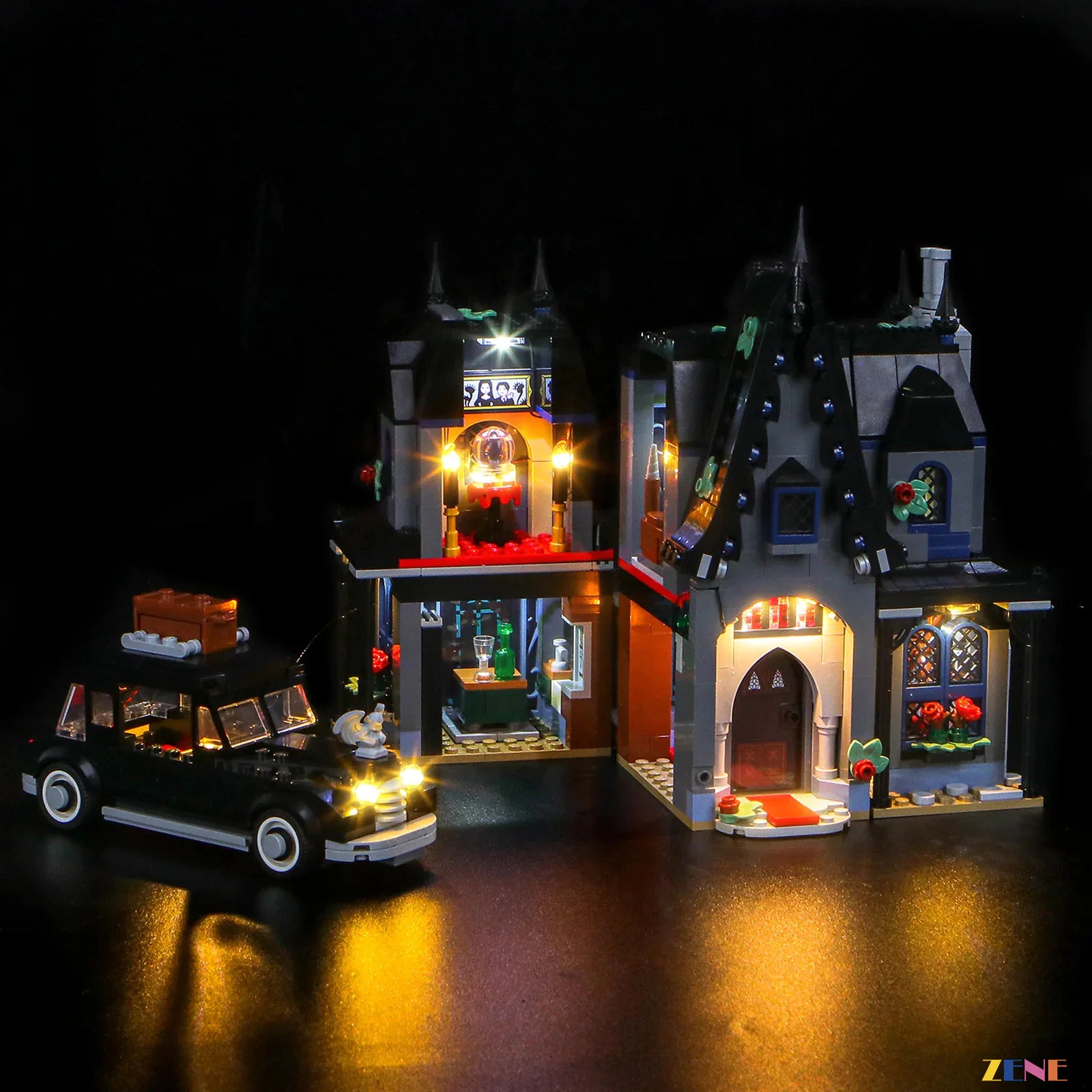 collector cottage mysterious aura glow - ZENE Bricks Light Kit for LEGO® Morticia's Cottage #76786
