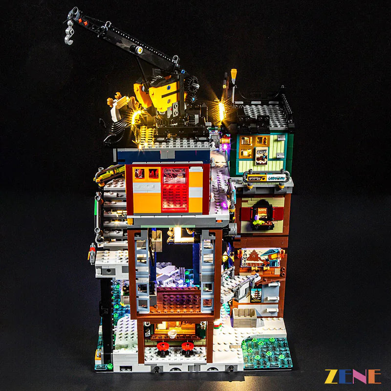 zene bricks Light Kit for LEGO NINJAGO Workshops #71837