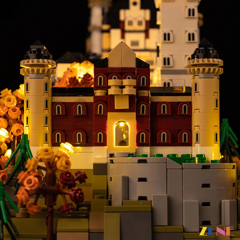 zene bricks Light Kit for Neuschwanstein Castle #21063 (Ver.2)