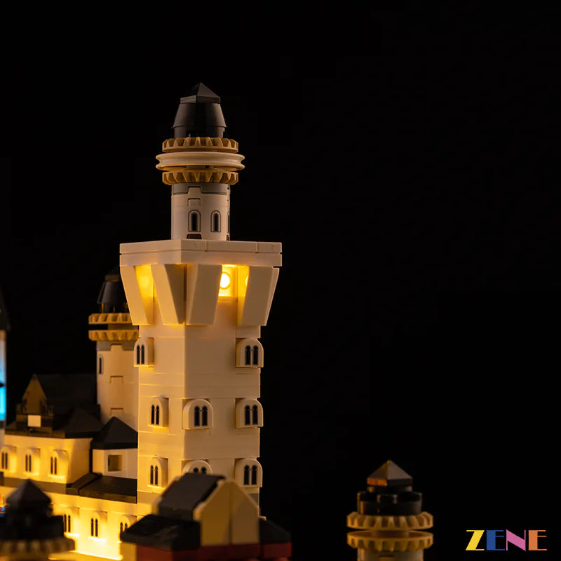 zene bricks Light Kit for Neuschwanstein Castle #21063 (Ver.2)