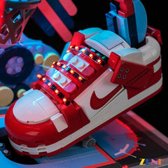 playground basketball scene LED upgrade - ZENE Bricks Light Kit for LEGO® Nike Dunk Trickshot #43021