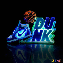 street culture display light effect - ZENE Bricks Light Kit for LEGO® Nike Dunk #43008