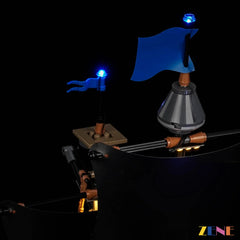 ZENE Bricks Light Kit for LEGO Garp's Marine Battleship #75646
