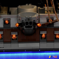 ZENE Bricks Light Kit for LEGO Garp's Marine Battleship #75646