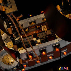 ZENE Bricks Light Kit for LEGO Garp's Marine Battleship #75646