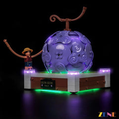 ZENE Bricks Light Kit for LEGO Gum-Gum Fruit #75647