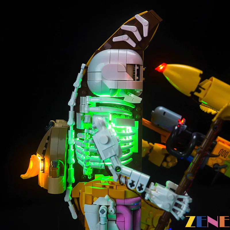 zene bricks Light Kit for LEGO Peely Bone #77072