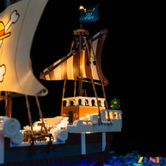 Going Merry pirate ship anime display lighting - ZENE Bricks Light Kit for LEGO® Going Merry Pirate Ship #75639 One Piece