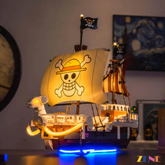 Going Merry pirate ship anime display lighting - ZENE Bricks Light Kit for LEGO® Going Merry Pirate Ship #75639 One Piece