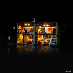 Dursley home realistic night illumination - ZENE Bricks Light Kit for LEGO® Privet Drive Aunt Marge's Visit #76451