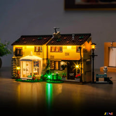 dramatic nighttime street scene glow - ZENE Bricks Light Kit for LEGO® Privet Drive Aunt Marge's Visit #76451