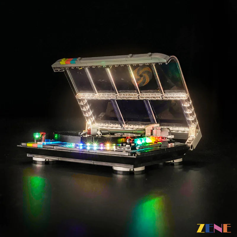 zene bricks Light Kit for LEGO Retro Record Player #40699