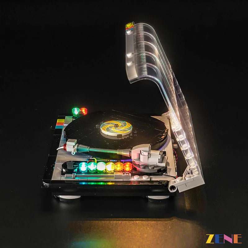 zene bricks Light Kit for LEGO Retro Record Player #40699