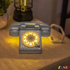 retro telephone vintage desk display lighting - ZENE Bricks Light Kit for LEGO® Retro Telephone #31174