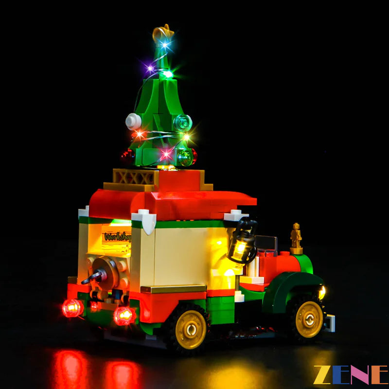 zene bricks Light Kit for LEGO Santa s Delivery Truck #40746