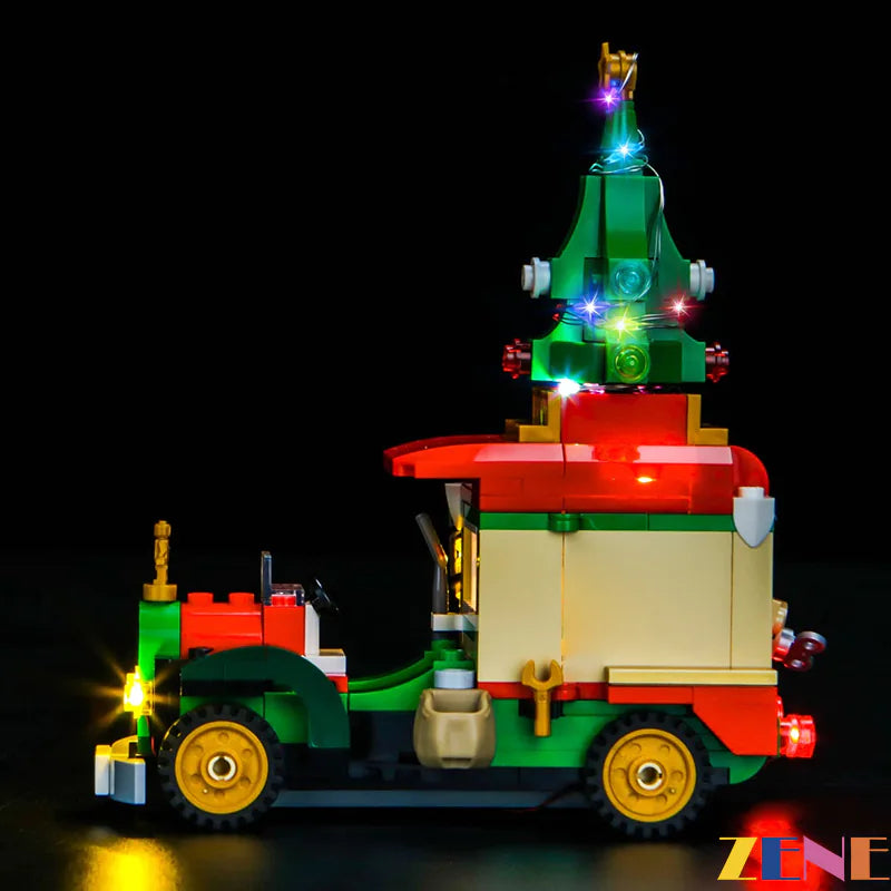 zene bricks Light Kit for LEGO Santa s Delivery Truck #40746